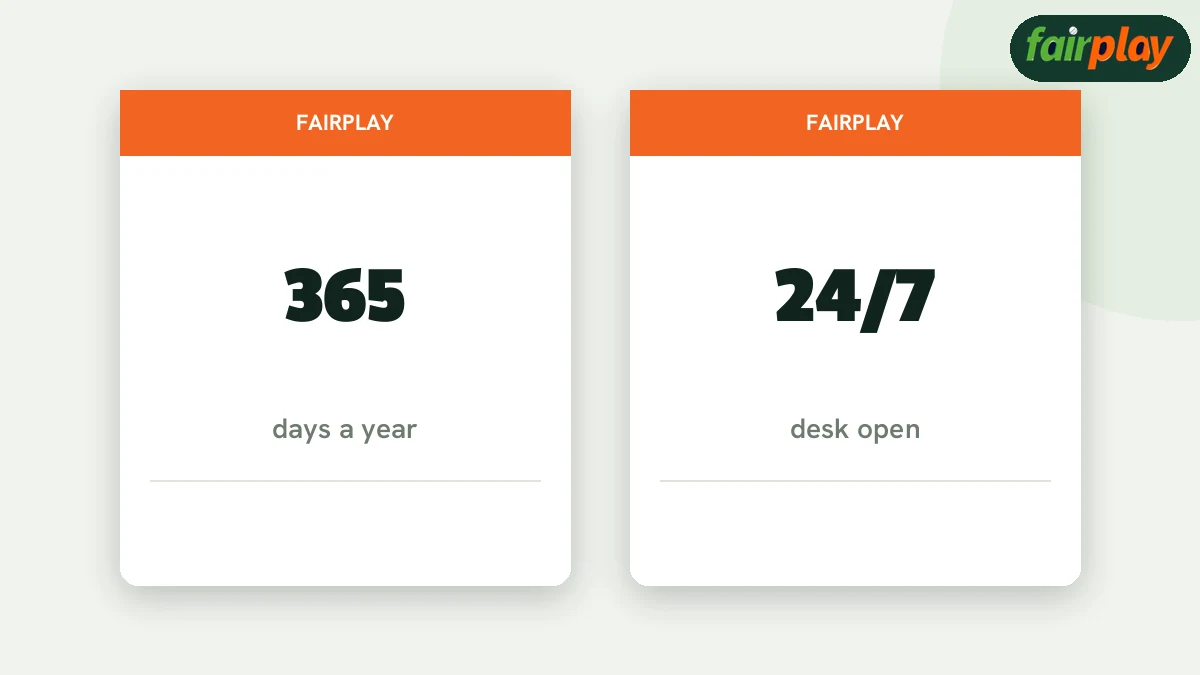 FairPlay 365 login screen with mobile number or User ID, password, OTP option and Demo Login