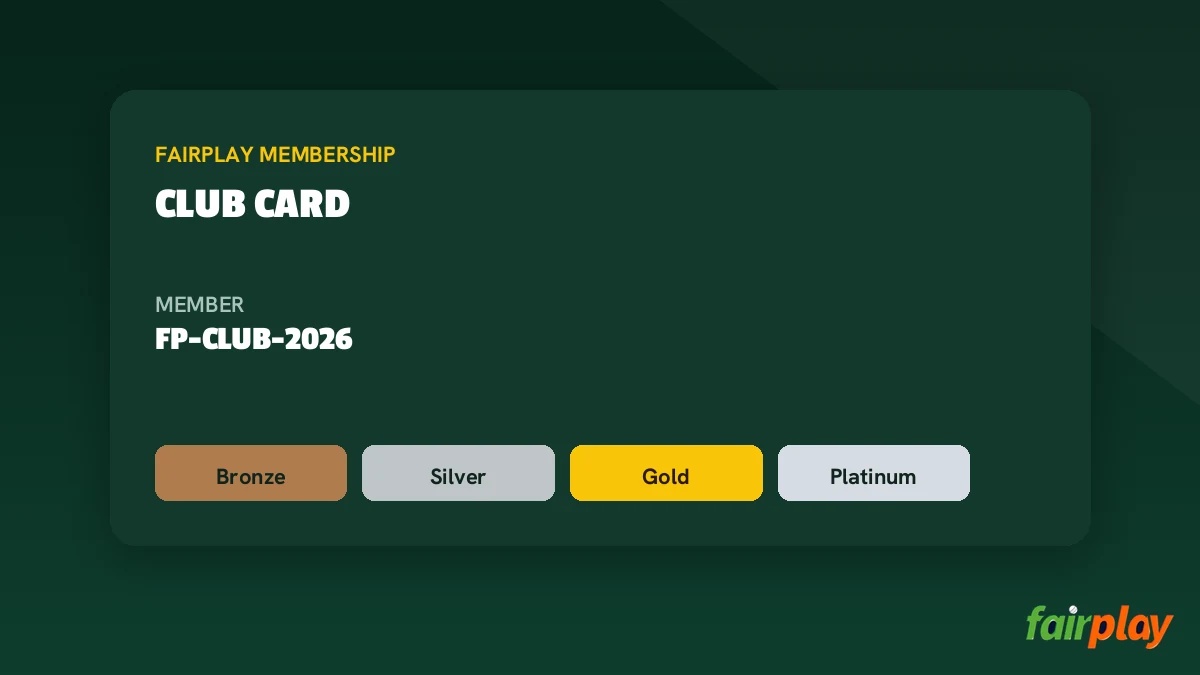 FairPlay Club login screen with mobile number, password and OTP option