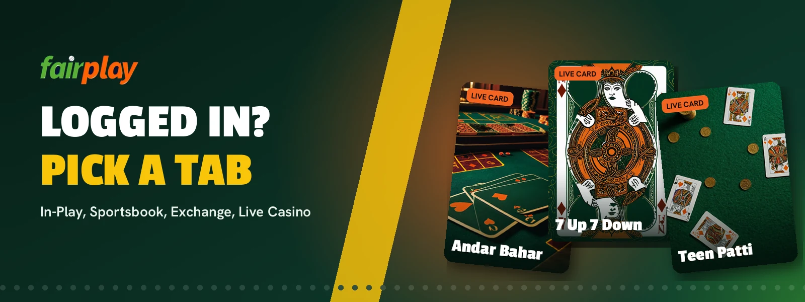 FairPlay login on phone and laptop opening the same sportsbook and casino wallet